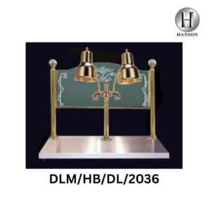 Hanson Brass USA Carving Stations w Sneeze Guards Double Lamp ~ DLM/HB/DL/2036