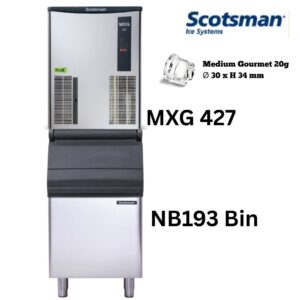 SCOTSMAN MEDIUM GOURMET 20G ICE MACHINE - Up to 170kg (374 Ibs)