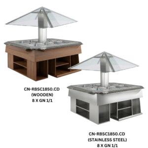 CN BUFFET DISPLAY SALAD COUNTER, OPTION OFF 1450,1850MM ~ CN-RBSC.CD